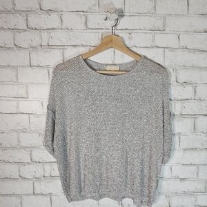 ☆ GUILDED INTENT Loose-knit Metallic Dolman Top, XS ☆